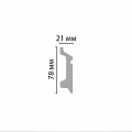 Плинтус напольный DECOMASTER D122-115ДМ белый матовый - Фото 1
