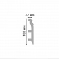 Плинтус напольный DECOMASTER D232-115ДМ белый матовый - Фото 1