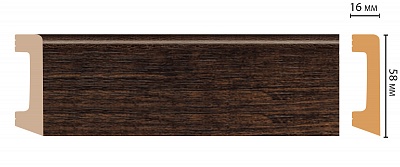 Плинтус напольный DECOMASTER D234-966 ШК/15