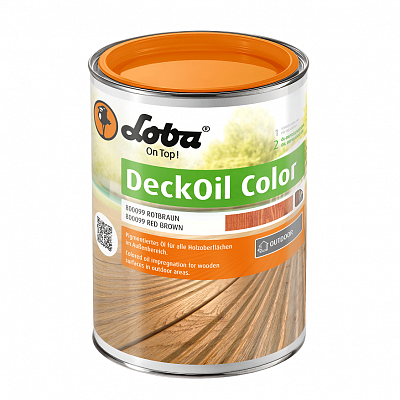 Масло LOBASOL DeckOil  Color красно-коричневое