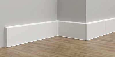 001 Белый прямоугольный