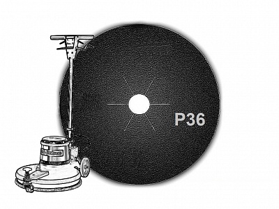 Шлифовальный круг 406мм Р36 (двусторонний)