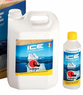 Лак ADESIV ICE двухкомпонентный полуматовый
